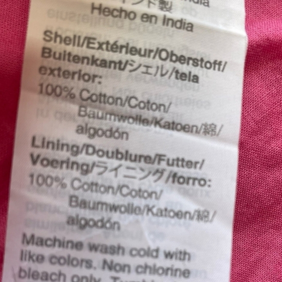 J.Crew Pink Eyelet Midi Dress Size 6 Cotton Sleeveless Tiered Hem NWOT - Picture 12 of 12